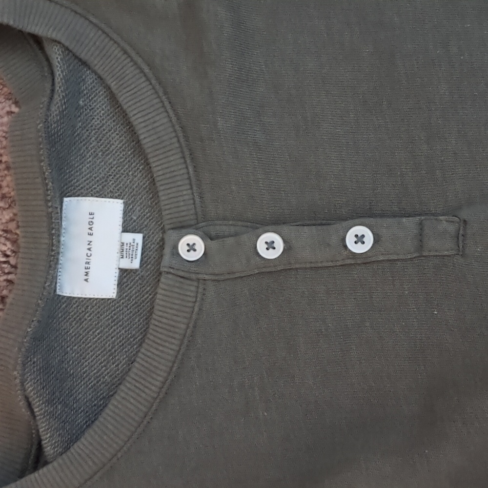 American Eagle / Henley sweater / M - Picture 11 of 15